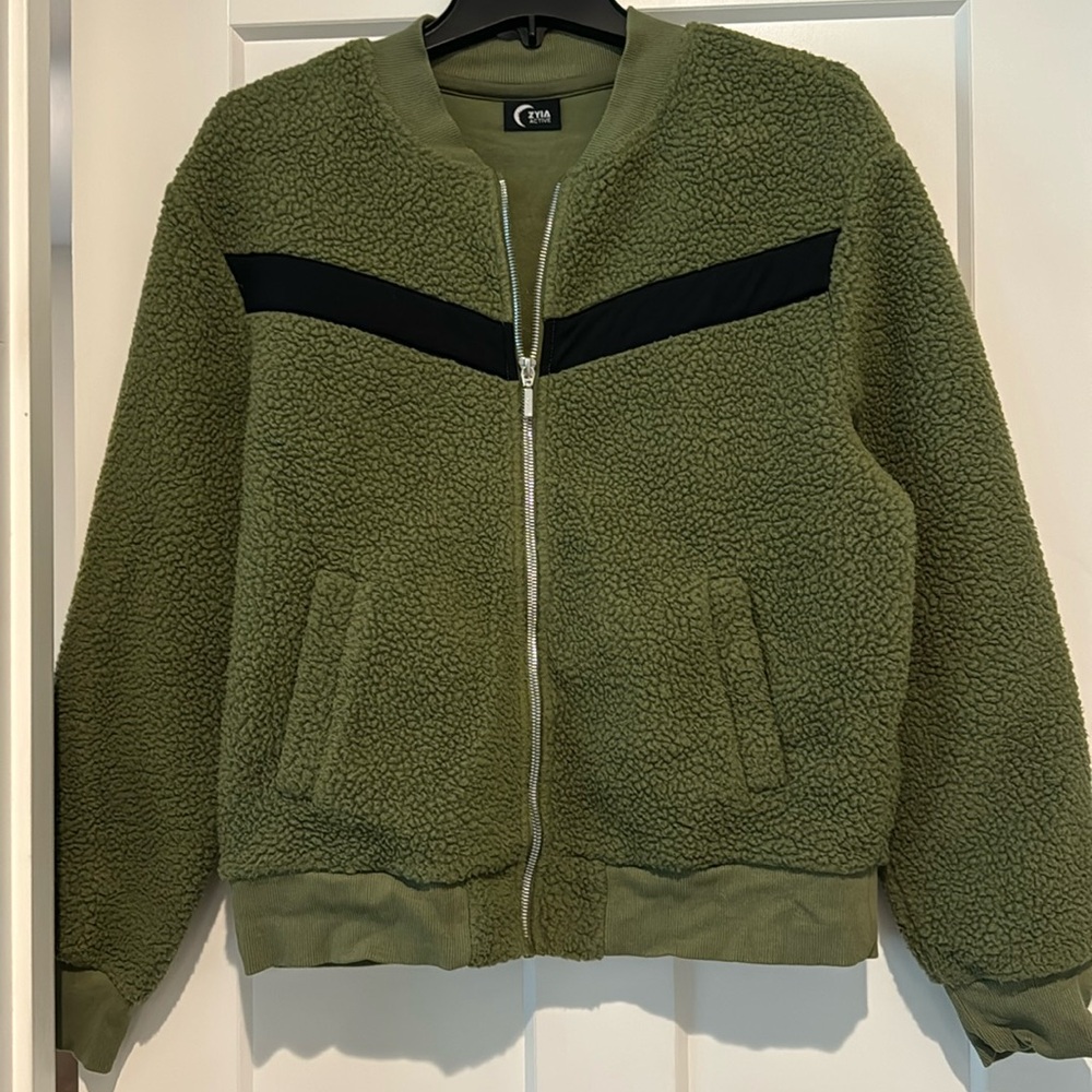 Zyia olive green and black jacket